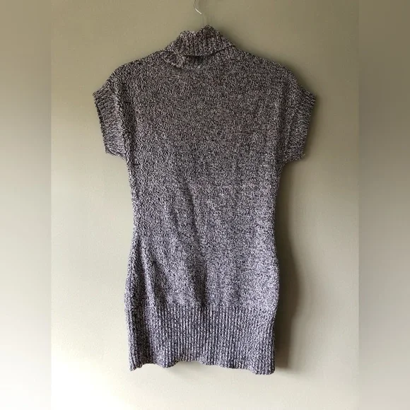 Candies | Gray Knitted Sweater Top with Zipper - Picture 2 of 3